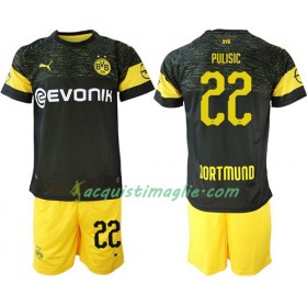 Divisa di Calcio Borussia Dortmund Pulisic 22 Bambino Trasferta 2018/2019